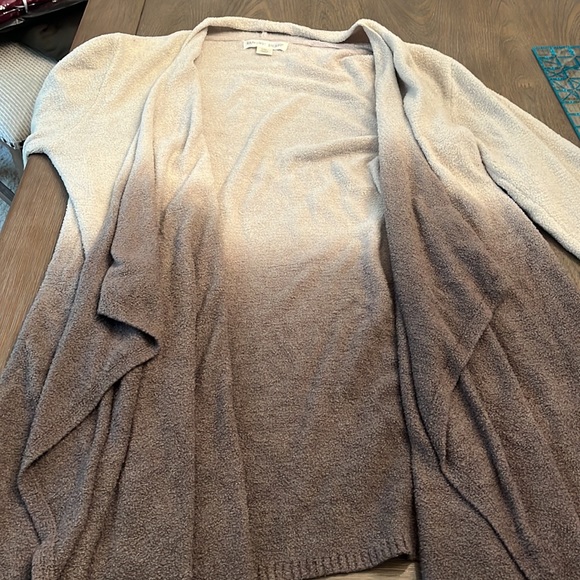 BAREFOOT DREAMS Bamboo Chic Lite Ombre Calypso Wrap Cardigan - Picture 7 of 11